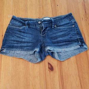 Levi's denim shorty shorts